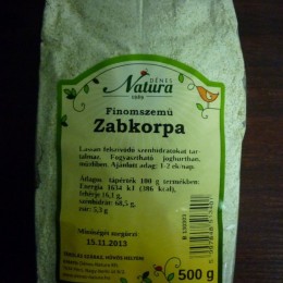 Natura Zabkorpa finomszemű 500g