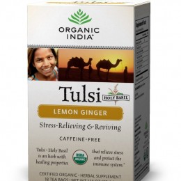 Tulsi Lemon Ginger filteres tea (25) BIO