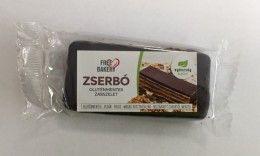 Free-Bakery Zserbó gluténmentes zabszelet 50g étcsoki bevonattal