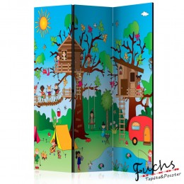 ArtGeist sp. z o o. Paraván - Happy Children [Room Dividers]