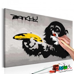 ArtGeist sp. z o o. Kifestő - Monkey (Banksy Street Art Graffiti)