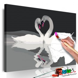 ArtGeist sp. z o o. Kifestő - Swan Couple