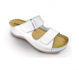 Leon Comfortstep Leon 905 fehér női bőr papucs 36-41