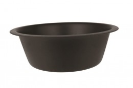 Raintech Fém Tál Etető/Itató Fekete 0,700L / 16,5cm