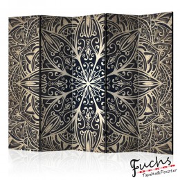 ArtGeist sp. z o o. Paraván - Feathers (Brown) II [Room Dividers]