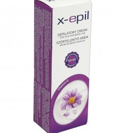 X-EPIL SZŐRTELENÍTŐ KRÉM ARCRA,BIKINI VONALRA 40ml