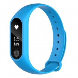 Smart Watch M2 aktivitásmérő sport okoskarkötő kék