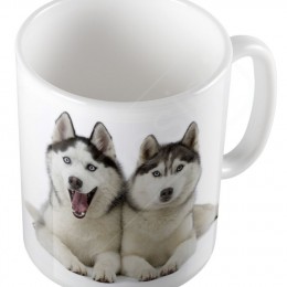 Kutyák - Husky bögre