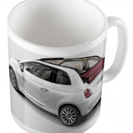 Autók - Fiat 500 bögre