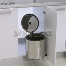 Hulladéktároló kiforduló Starax 10L, inox