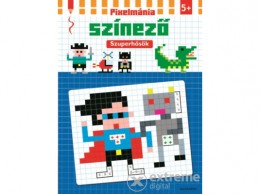 Alexandra Kiadó Pixelmánia színező - Szuperhősök