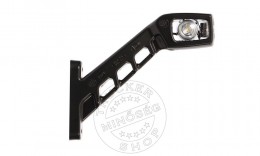 TruckerShop Gumilámpa 12/24V hosszú ferde ledes (piros-fehér-sárga) JOBB