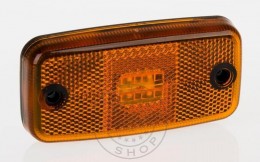TruckerShop Helyzetjelző lámpa 12/24V (nagy téglalap) ledes, sárga