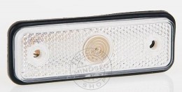 TruckerShop Helyzetjelző lámpa 12/24V (kis téglalap) ledes fehér