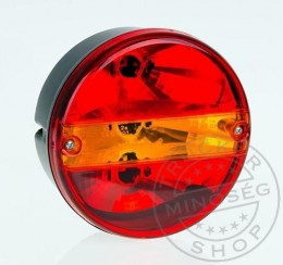 TruckerShop Kör hátsó lámpa 3 funkciós BAL+rendszám (kristály)
