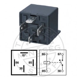 TruckerShop Relé 12V 30A 4 lábú