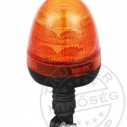 TruckerShop LED sárga villogó 12/24V csőre, FLUX LED, ERŐSÍTETT BÚRÁVAL