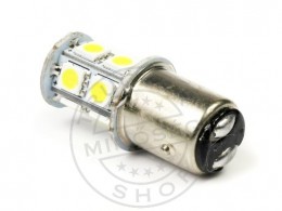 TruckerShop LED IZZÓ 24V BAY15d 13 smd LED 21/5W FEHÉR