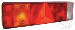 TruckerShop Hátsó lámpa 7 kamrás+háromszög prizma BAL