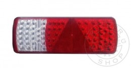 TruckerShop LED hátsó lámpa háromszög prizmával BAL 24V