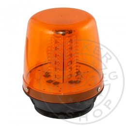 TruckerShop LED sárga villogó 12/24V mágneses vákumtalpas