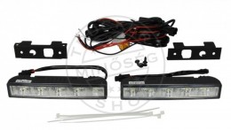 TruckerShop Nappali menetjelző (DRL) 12V 2x5 LED szögletes