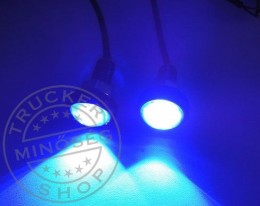 TruckerShop Helyzetjelző led PÁR SASSZEM 12V kék