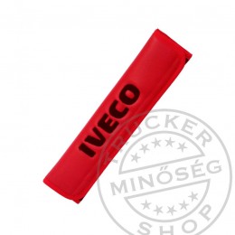 TruckerShop Iveco biztonsági öv párna piros vajbőr