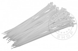 TruckerShop Kábel kötöző szett 100 db, 430x4,6 mm fehér
