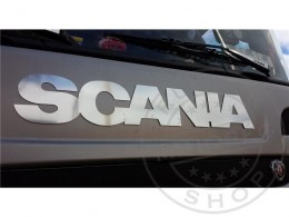 TruckerShop Scania inox felirat 64x10 cm