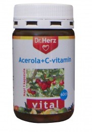 Dr. Herz acerola+C-vitamin kapszula, 60 db