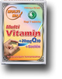 Dr. Chen Multimax vitamin+Q10+Szelén tabletta 40 db
