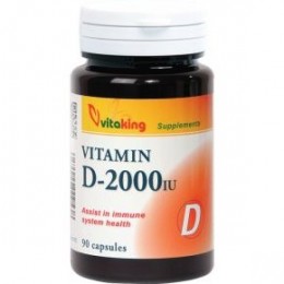 Vitaking D-2000 vitamin, 90 kapszula