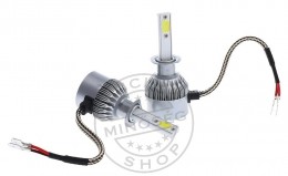 TruckerShop LED fényszóró izzó H1 12/24V Párban
