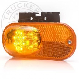 TruckerShop LED irányjelző és helyzetjelző lámpa 12/24V prizmával