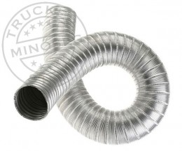 Alumínium gégecső / kályhacső állófűtéshez 65mm 2m