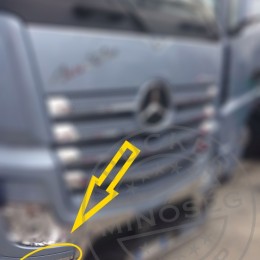 TruckerShop Mercedes Actros MP4 / MP5 inox ködlámpa keret párban