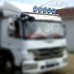 TruckerShop Mercedes Atego inox tetőkonzol rövid