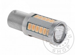 TruckerShop LED IZZÓ 12V BA15s SÁRGA 21W CANBUS