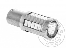 TruckerShop LED IZZÓ 12V BA15s PIROS 21W CANBUS