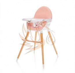 Zopa DOLCE 2in1 baba etetőszék és karosszék Dolce Blush Pink púderrózsaszín