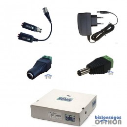 B.O. 1 kamerás TurboHD/AHD/CVI/CVBS analóg bekötőszett