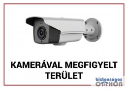 Nestron FTB-KMT01 Műanyag figyelmeztető tábla: &quot;Kamerával megfigyelt terület&quot;, 210x300x1 mm