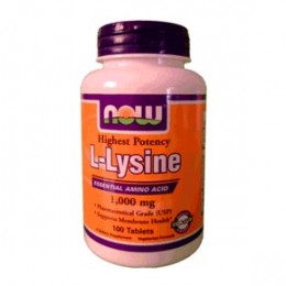 Now L-Lysine 1000 mg tabletta, 100 db