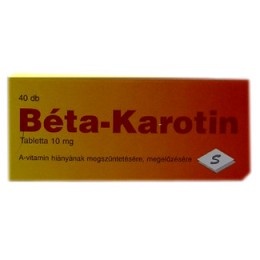 Selenium Pharma Bt. Béta-Karotin tabletta 10 mg, 40 db