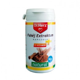 Dr. Herz fahéj extraktum+C-vitamin, 90 db kapszula