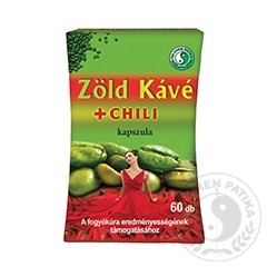 Dr. Chen zöld kávé+chili kapszula, 60 db