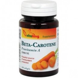 Vitaking Béta-karotin gélkapszula, 100 db