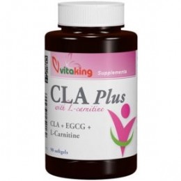 Vitaking CLA Plus Super FatBurner gélkapszula, 90 db