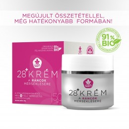 Wise Tree Naturals WTN természetes ránctalanító krém öregedés ellen 28+, 50 ml